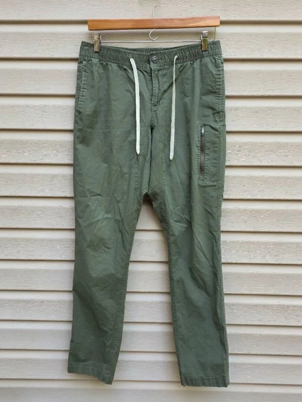 Khaki Green Work Pants Men's